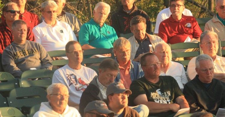 Attendees at the annual LLL Arcadia Retreat participate in the annual memorial service